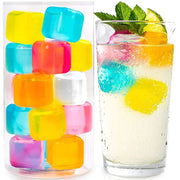 10Pcs Multicolour Plastic Reusable Ice Cubes Not Dilute Square Ice In Pakistan Just e-Store