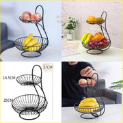 2 Layers Bread Fruit Bowl Dish Storage Basket In Pakistan Just e-Store