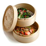 2 Pcs Bamboo Steamer Basket In Pakistan Just e-Store