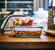 IKEA 365+ Food container, rectangular/glass, 34 oz