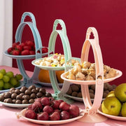 3 in 1 Folding Plastic Fruit Plates Snack Plate In Pakistan Just e-Store