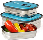 3 In 1 Leak Proof Lunch Box Stainless Steel In Pakistan Just e-Store