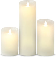 3-Piece Flickering LED Candle Set In Pakistan Just e-Store