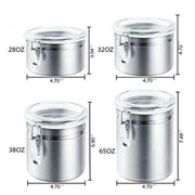 4 Pcs Airtight Canister Set In Pakistan Just e-Store