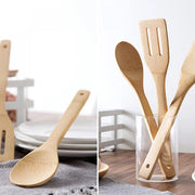 4 Pcs Wood Spoon Set In Pakistan Just e-Store