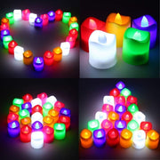 5 PC's Multicolor LED Candle Lights Flameless Candles In Pakistan Just e-Store