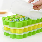 Silicone Honeycomb Ice Tray With Lid