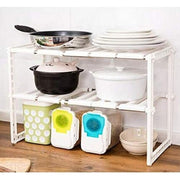 Adjustable Pool Space Kitchen Storage Rack 2 Tier In Pakistan Just e-Store