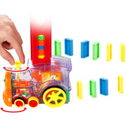 Automatic Domino Brick Train Kids Dominos Blocks Train Toy In Pakistan Just e-Store