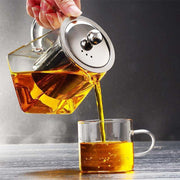 Borosilicate Glass Teapot Stainless Steel Infuser and Lid In Pakistan Just e-Store