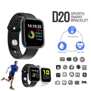 D20 Smart Watches Waterproof Sport Fitness Smart Bracelet Smartwatch In Pakistan Just e-Store