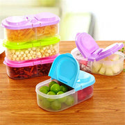 Dual Slot Compartment Food Storage Box ( Pack Of 2 ) In Pakistan Just e-Store