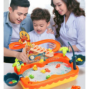 Duck Slide Slot Toy & Magnetic Fishing Game Toys Water Table In Pakistan Just e-Store