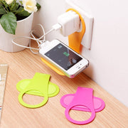 Foldable Cell Phone Charging Rack Holder Wall Charger Adapter Hanger Shelf In Pakistan Just e-Store