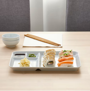 IKEA 365+ Plate With Compartments - White- 31x19 cm In Pakistan Just e-Store