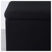 IKEA BOSNAS Footstool With Storage - Ransta Black In Pakistan Just e-Store