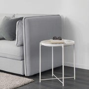 IKEA GLADOM TRAY TABLE - WHITE - 45X53CM In Pakistan Just e-Store