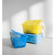 IKEA GLIS Box With Lid- Yellow-Blue 17x10 cm Pack of 3 In Pakistan Just e-Store