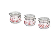 IKEA KORKEN Jar With lid Patterned/Bright Red, 13 cl In Pakistan Just e-Store