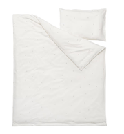 IKEA LENAST Duvet Cover 1 Pillowcase For Cot- White - 110x125/35x55 cm In Pakistan Just e-Store