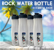 (Pack Of 4) Rock Water Bottle (1200ml Each) In Pakistan Just e-Store