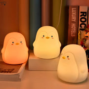 Cute Penguin 7 Color Changing Lamp For Kids