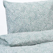 just ikea TRÄDKRASSULA Duvet Cover and Pillowcase - White/Blue - 150x200/50x80 cm ikea in pakistan