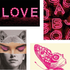 IKEA YLLEVAD Art Card - Love Pink - 10x15 cm - Pack of 4 In Pakistan Just e-Store