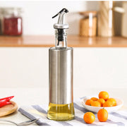 Kitchen Cooking Oil Stainless Steel Bottle with Dropper In Pakistan Just e-Store