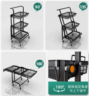 Metal 180° Rotatable Trolley In Pakistan Just e-Store