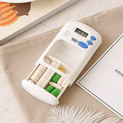 Mini Portable Electric Pill Box Alarm Timer Reminder Case LCD Display In Pakistan Just e-Store
