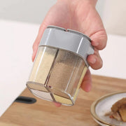 Portable 4 In 1 Salt And Pepper Shaker, Plastic Seasoning Jar With Lid In Pakistan Just e-Store