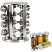 Spice Carousel 16 Jar Revolving Spice Rack Stainless Steel In Pakistan Just e-Store