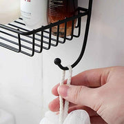 Stainless Steel Hanging Bathroom Caddy Rack (Black) In Pakistan Just e-Store