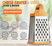 Stainless Steel Manual Grater Kadu Kash 6 Sided In Pakistan Just e-Store