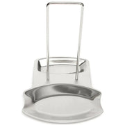 Stainless Steel Spoon Rest Pan Pot Cover Lid Stand Rack In Pakistan Just e-Store
