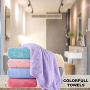 Super Absorbent Bath Towels in Random Colors ( 53x101cm ) In Pakistan Just e-Store