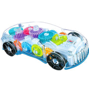 Transparent Gear Racing Car With Light And Music In Pakistan Just e-Store